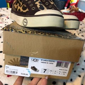 Ugg leopard print sneakers